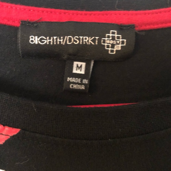 Tee: 8ighth/dstrkt be real embroidered tee xxl used - Picture 4 of 5